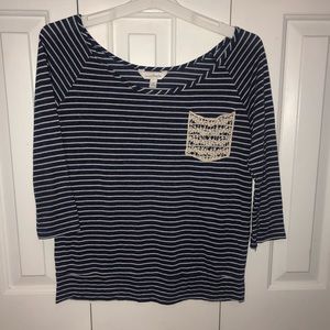 Charming Charlie striped top